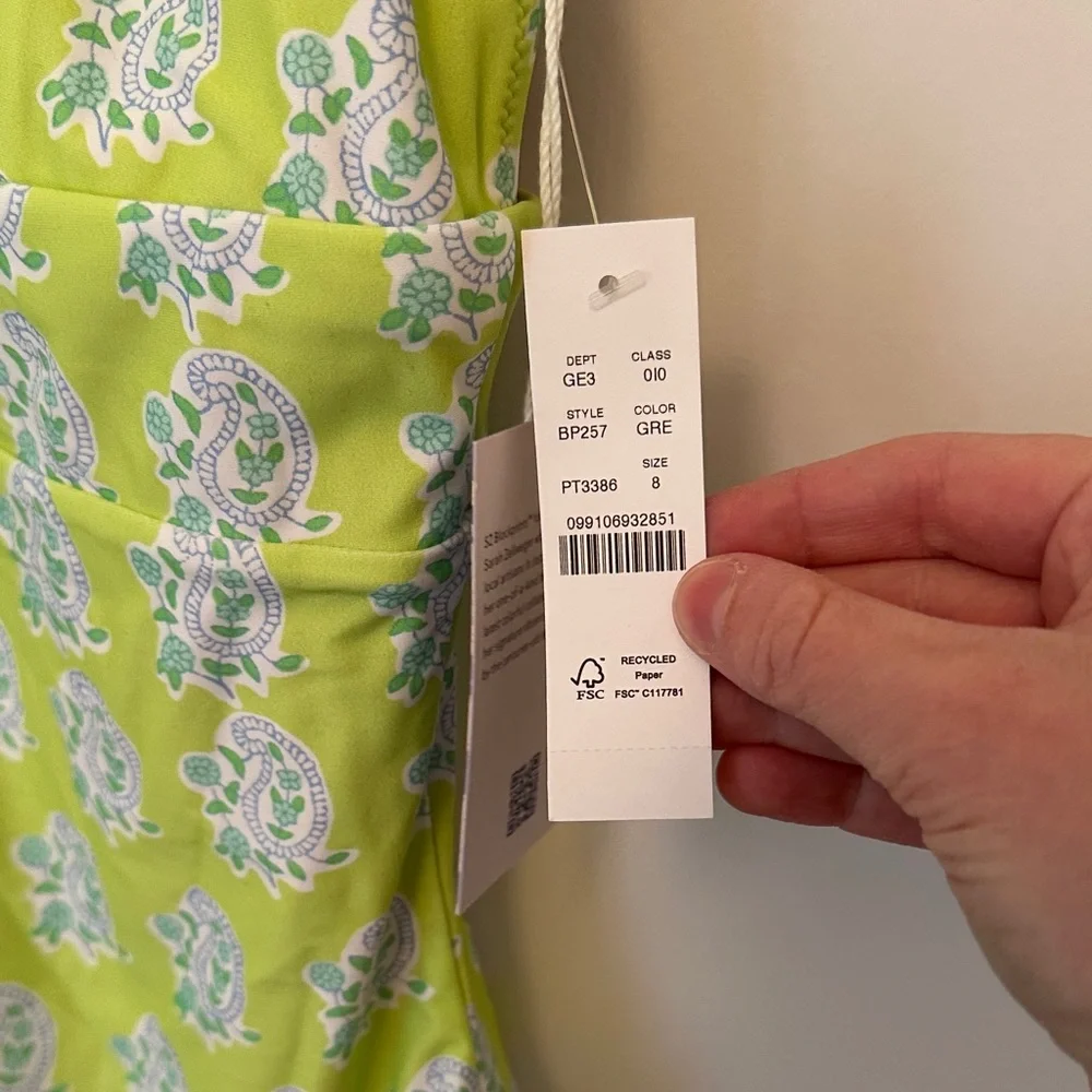 NWT J.Crew x SZ Blockprints One Piece Swimsuit - Picture 5 of 6